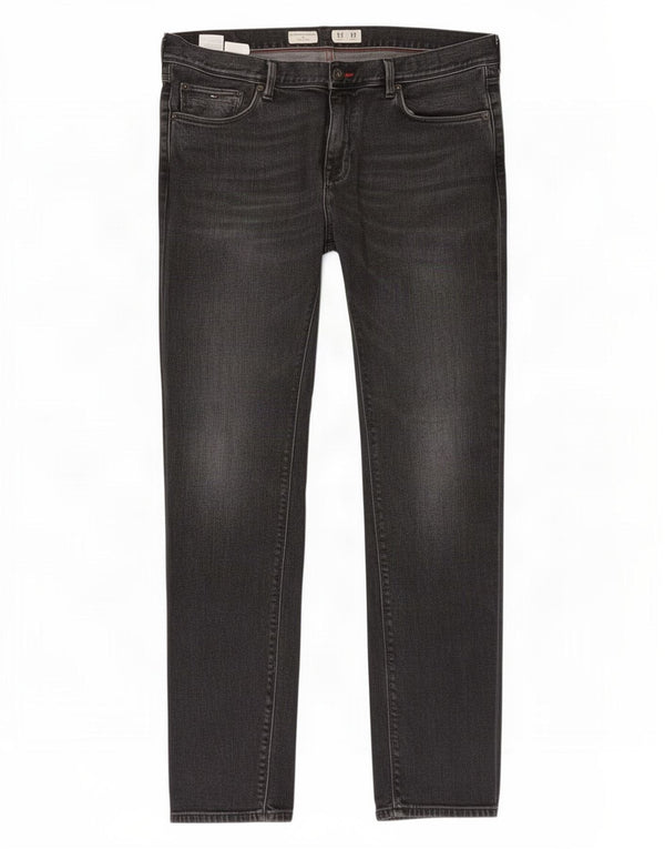 Tommy Hilfiger Mens Bleecker Slim Jeans W36 L32 Γκρι βαμβακερό