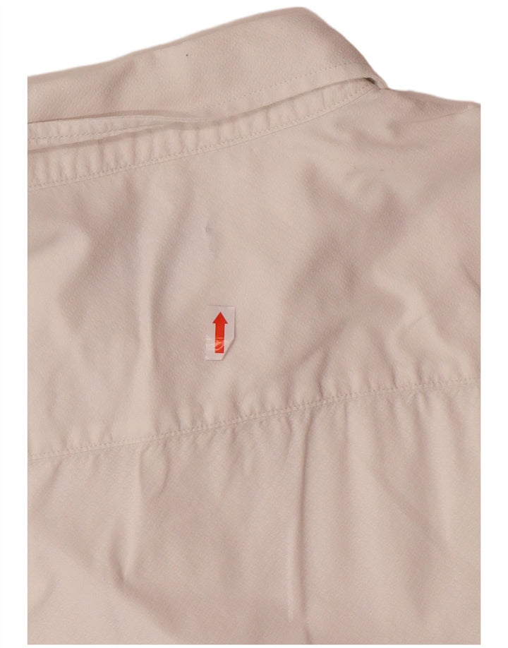 BENETTON Mens Shirt XL White Cotton