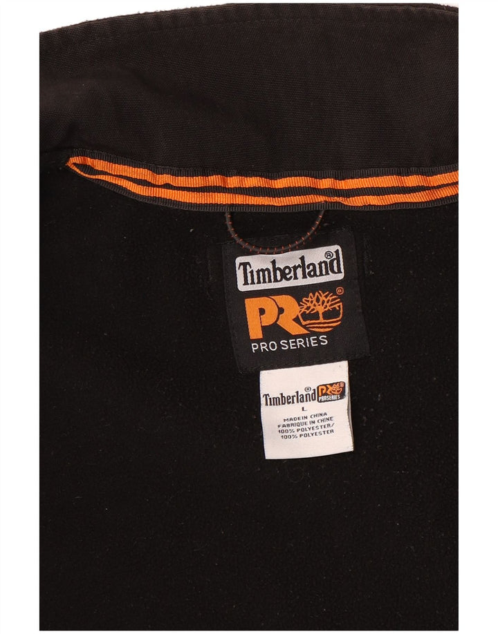 Ανδρικό μπουφάν Timberland Fleece UK 40 Large Black Polyester