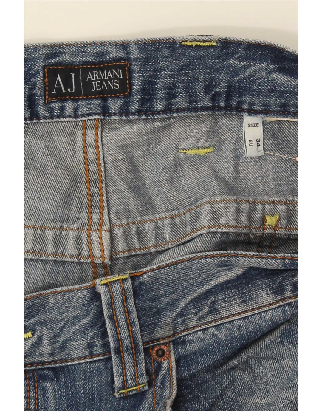 Armani Ανδρικό τζιν ίσιο W34 L30 Μπλε