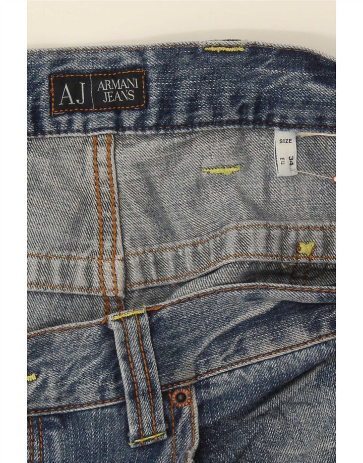 Armani Ανδρικό τζιν ίσιο W34 L30 Μπλε