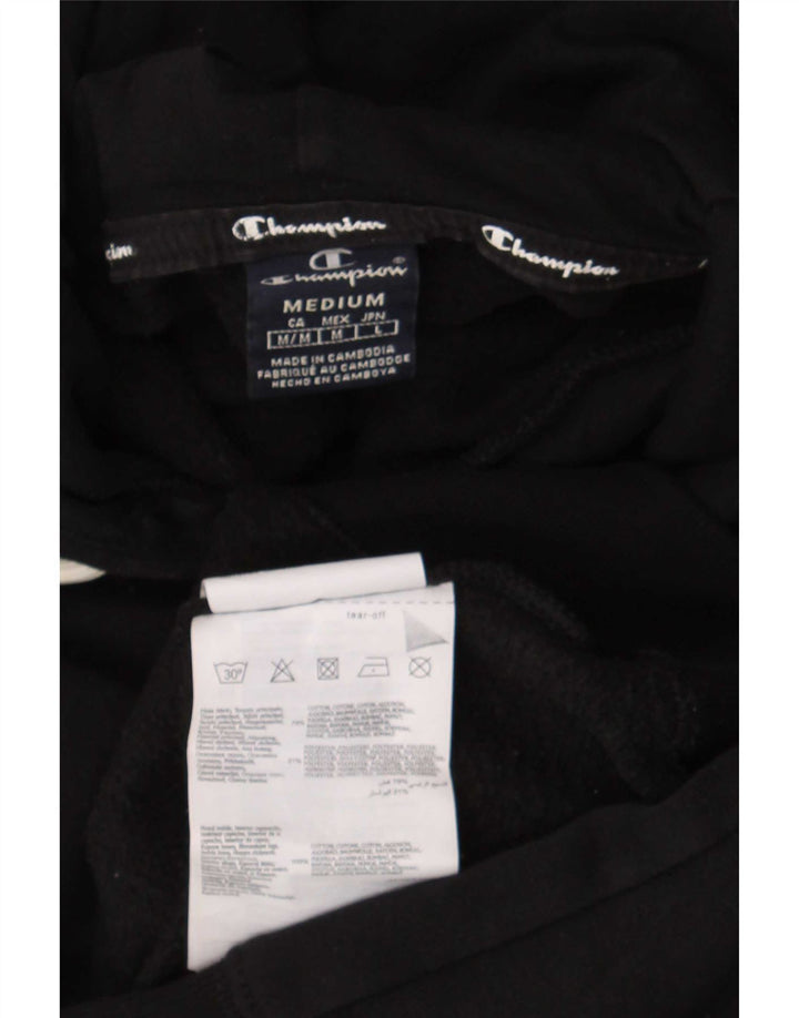 Ανδρικό Champion Graphic Hoodie Jumper Μεσαίο μαύρο βαμβακερό