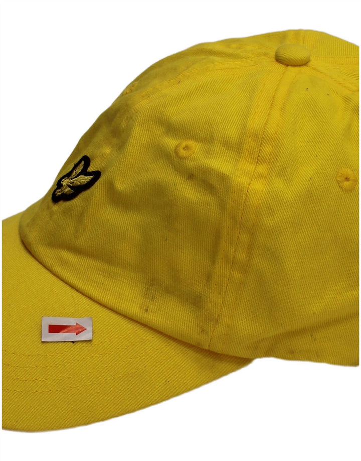 LYLE & SCOTT Ανδρικό γραφικό καπέλο μπέιζμπολ One Size Yellow Cotton Classic