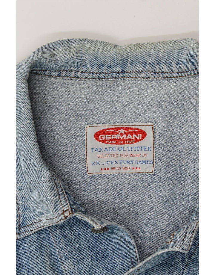 VINTAGE Mens Denim Jacket UK 42 XL Blue Vintage Vintage and Second-Hand Vintage from Messina Hembry 