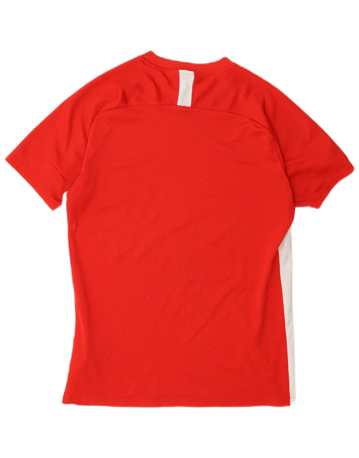 Ανδρικό μπλουζάκι Nike Dri Fit Τοπ μεσαίου κόκκινου χρώματος πολυεστέρας