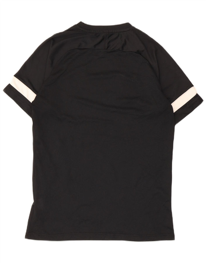 Ανδρικό T-Shirt Nike Αθλητικό μεσαίο μαύρο ριγέ πολυεστέρα