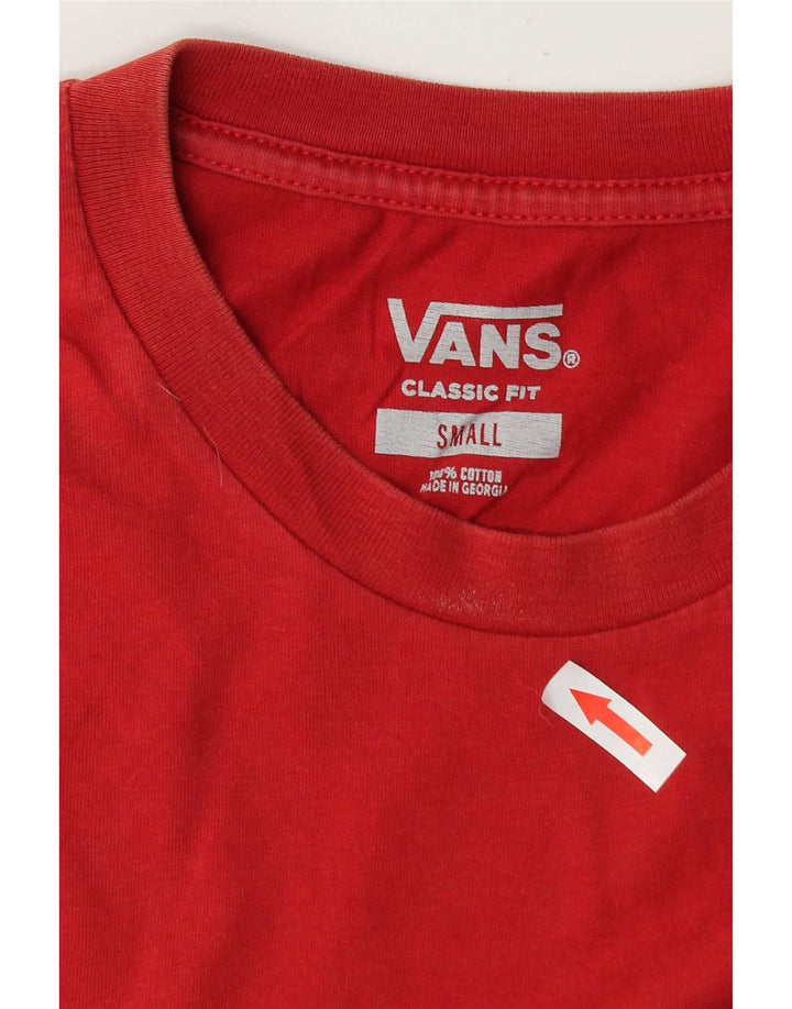 Ανδρικό μπλουζάκι Vans Classic Fit Top Μικρό κόκκινο βαμβακερό