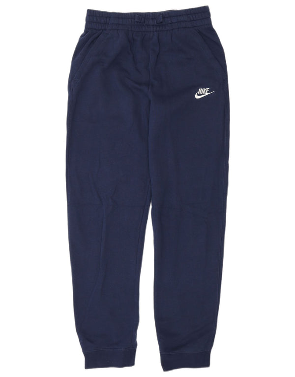NIKE Boys αθλητική φόρμα παντελόνι Joggers 13-14 ετών XL Navy Blue Cotton