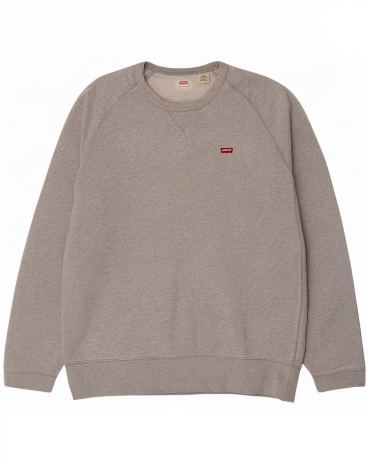 Ανδρική φούτερ Levi's Jumper Μεσαίο γκρι βαμβακερό