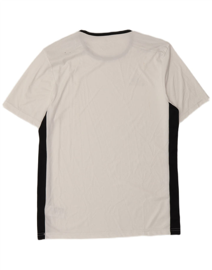 Adidas Ανδρικό T-Shirt Aeroready Top Medium White Colourblock Πολυεστέρας