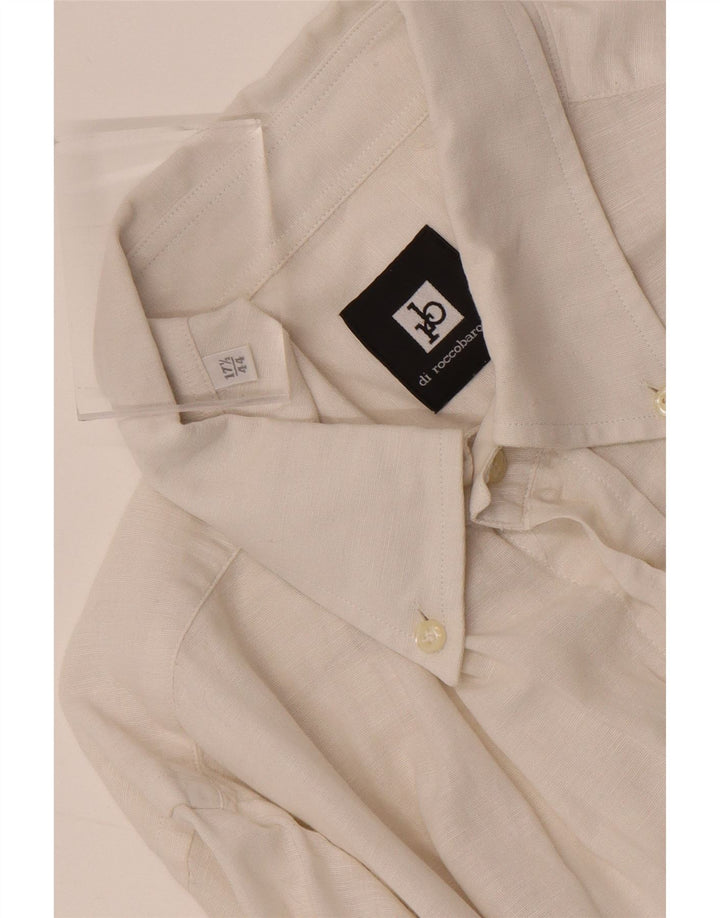 Ανδρικό πουκάμισο ROCCOBAROCCO Μέγεθος 44 17 1/2 XL Λευκό