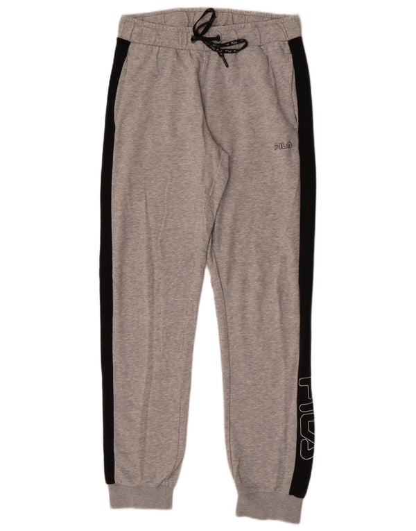 Ανδρική φόρμα Fila Παντελόνι Joggers UK 14 Medium Grey Colourblock Sports