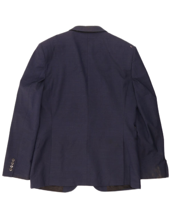John Lewis Ανδρικό μπουφάν blazer UK 38 Medium Navy Blue Wool