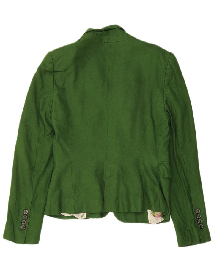 Zara Γυναικείο Μπουφάν 1 Button Blazer UK 12 Medium Green