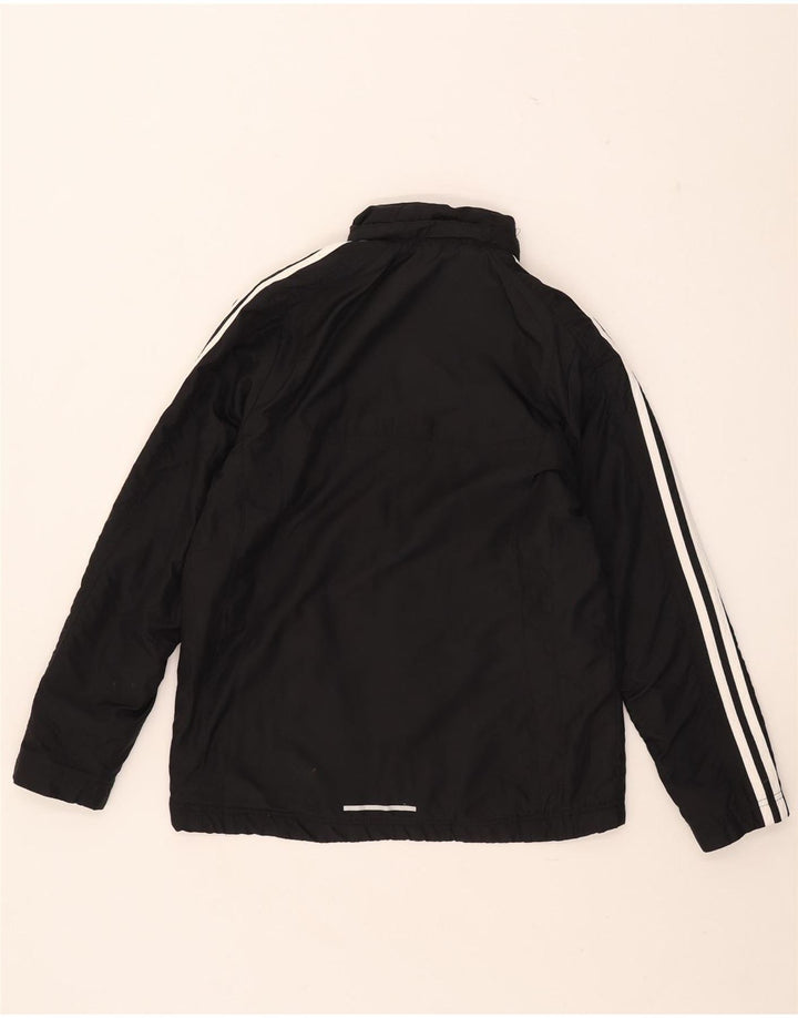 Αντιανεμικό μπουφάν Adidas Boys Hooded Windbreaker 13-14 Years Black Polyester