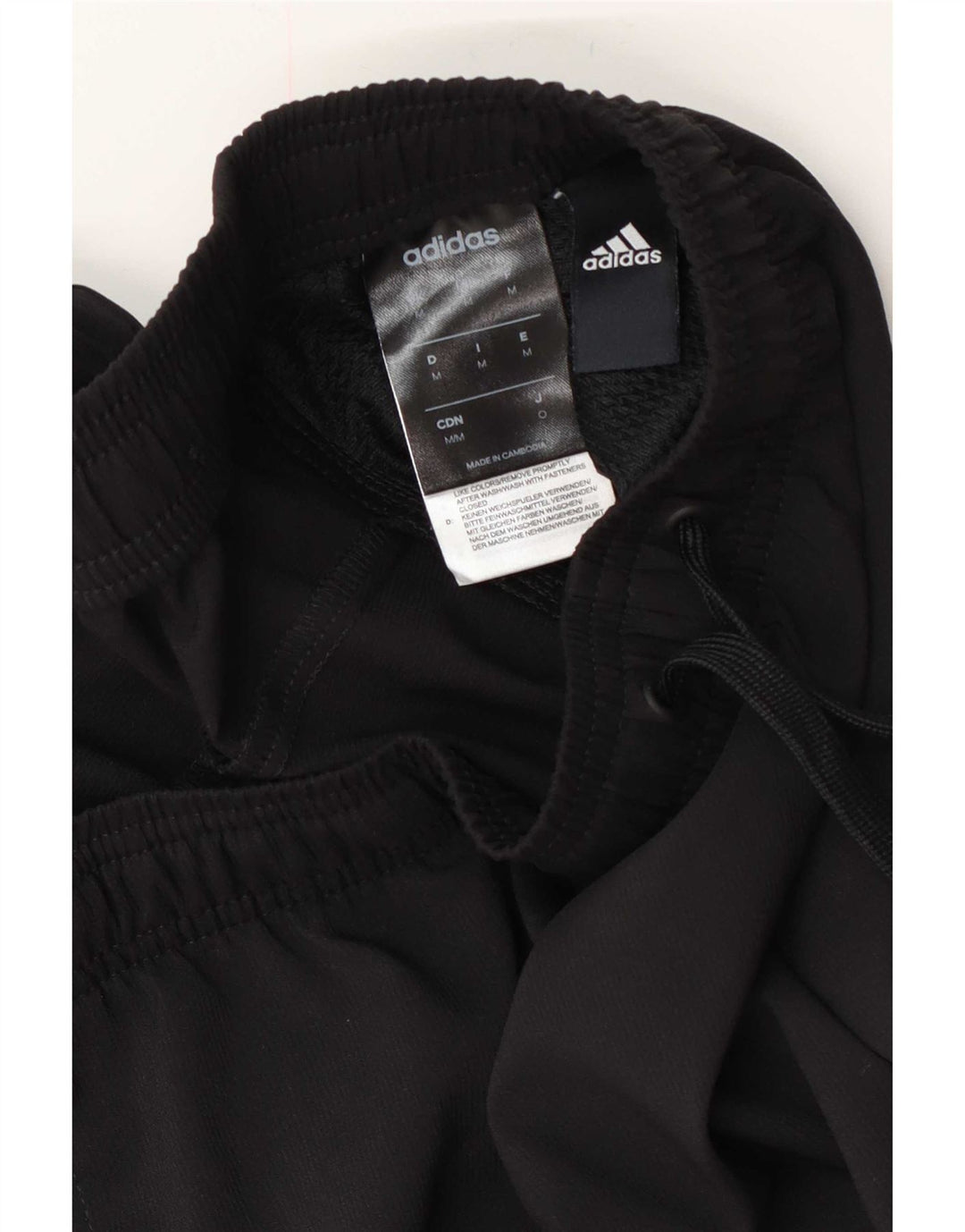 Ανδρική αθλητική φόρμα Adidas, μεσαίο μαύρο πολυεστέρα