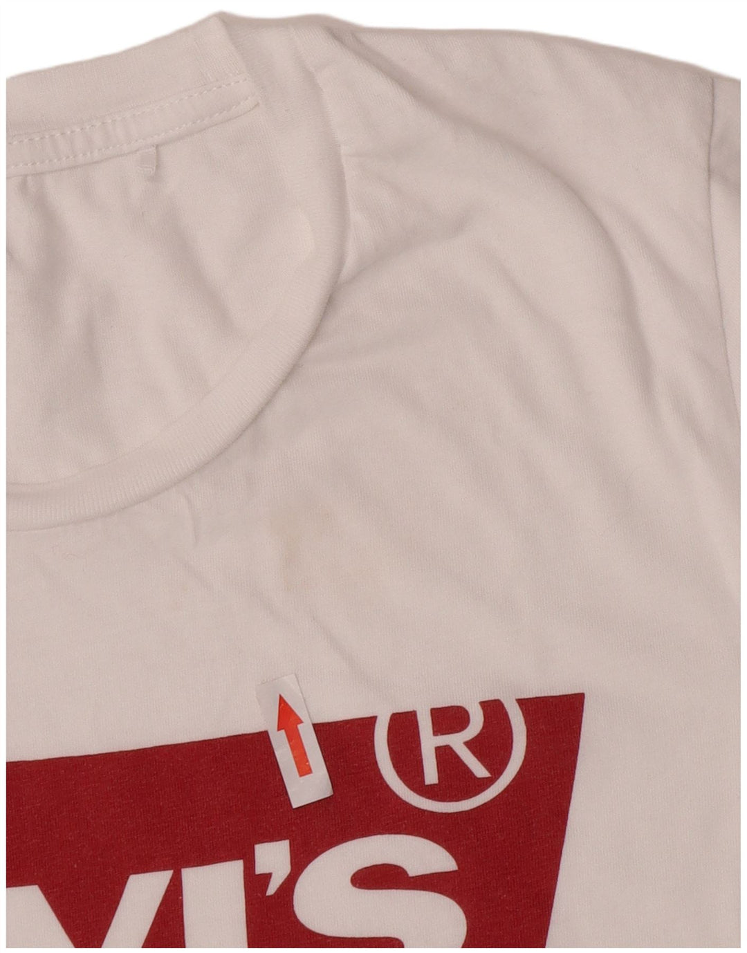 Γυναικείο γραφικό T-Shirt Levi's Top UK 10 Small White