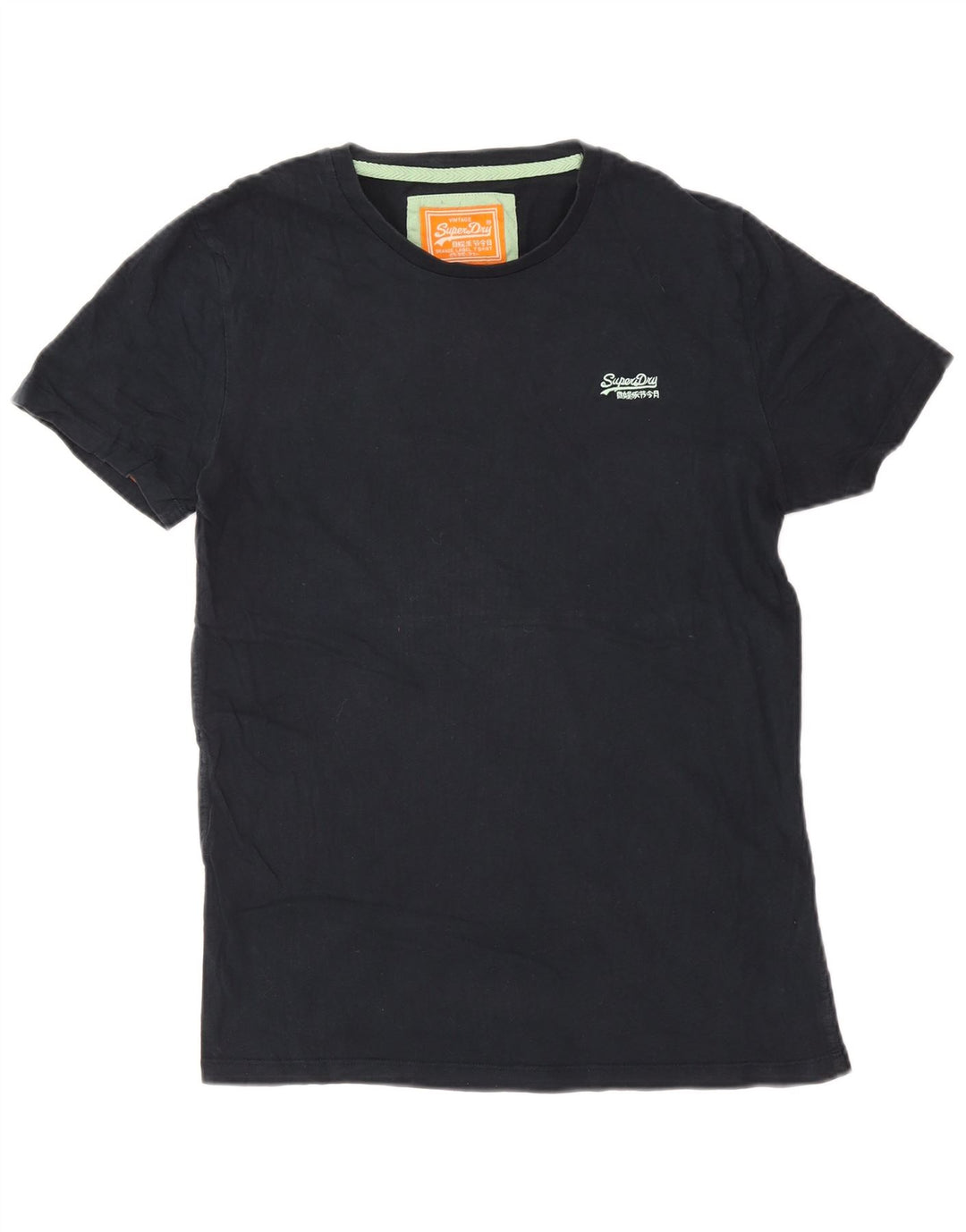 Ανδρικό T-Shirt Superdry Τοπ μεσαίου μπλε βαμβακερό