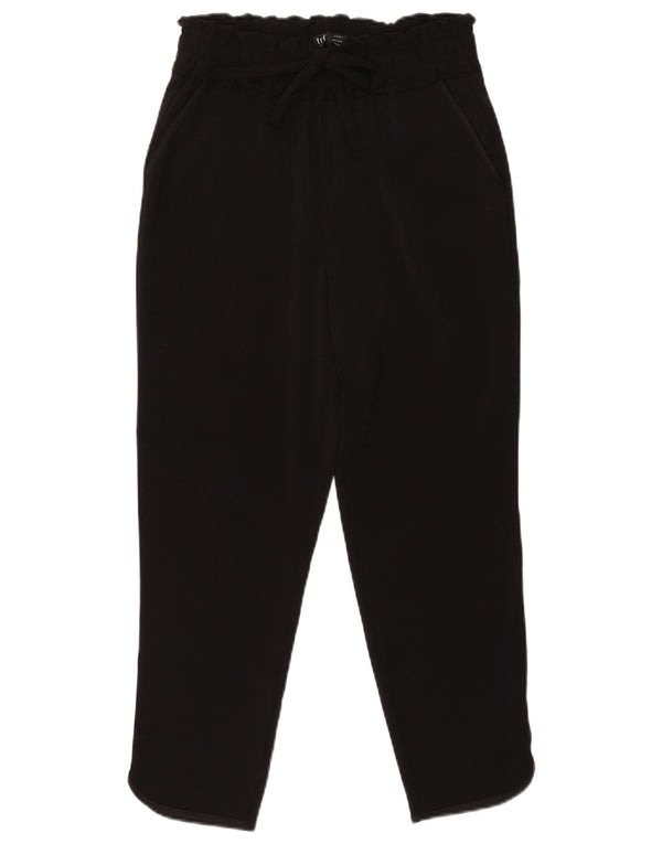 Zara Γυναικείο Trafaluc Tapered Casual Παντελόνι XS W24 L25 Μαύρο