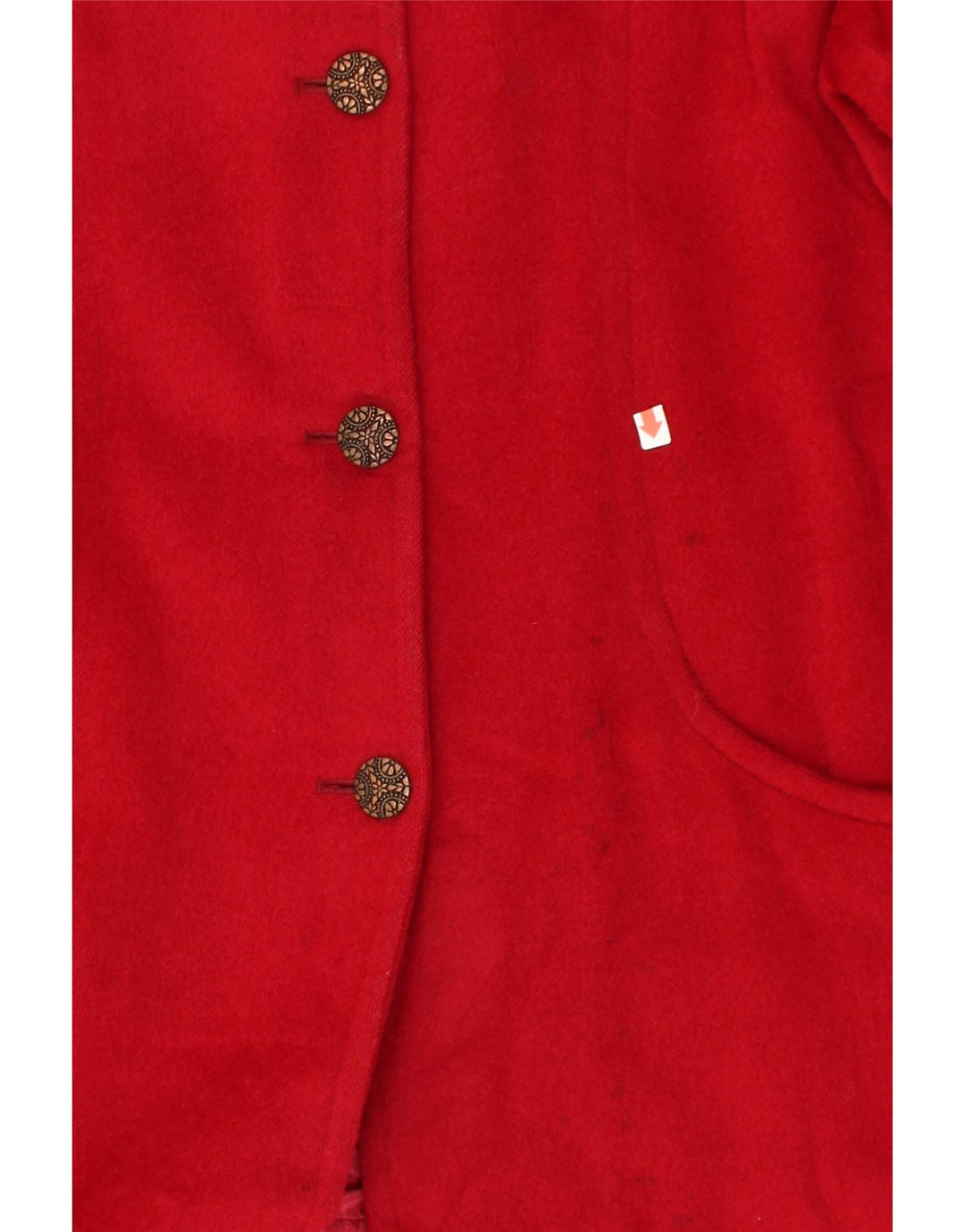 LONDON FOG Womens Overcoat UK 14 Medium Red Wool Vintage London Fog and Second-Hand London Fog from Messina Hembry 