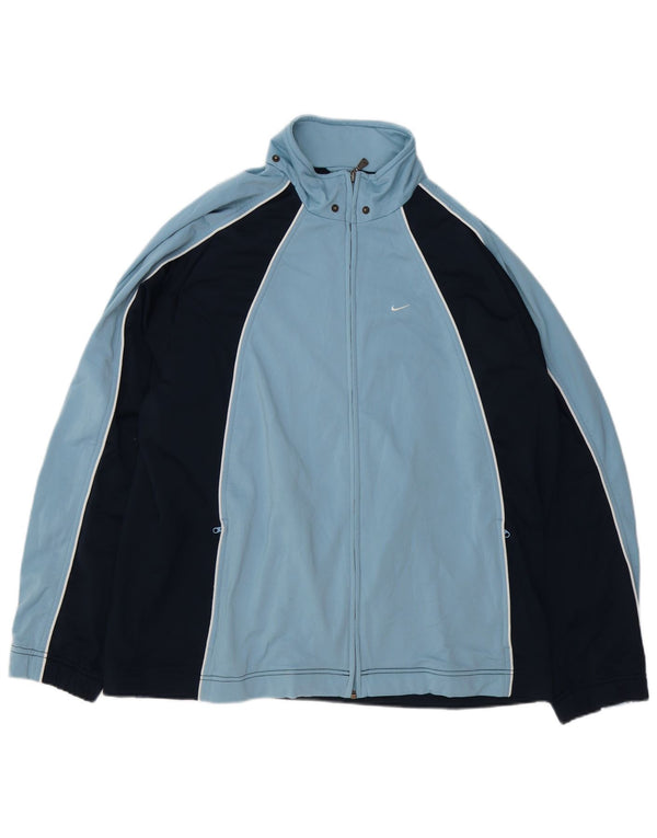 Ανδρική φόρμα NIKE Top Jacket UK 44/46 XL Blue Colorblock Polyester