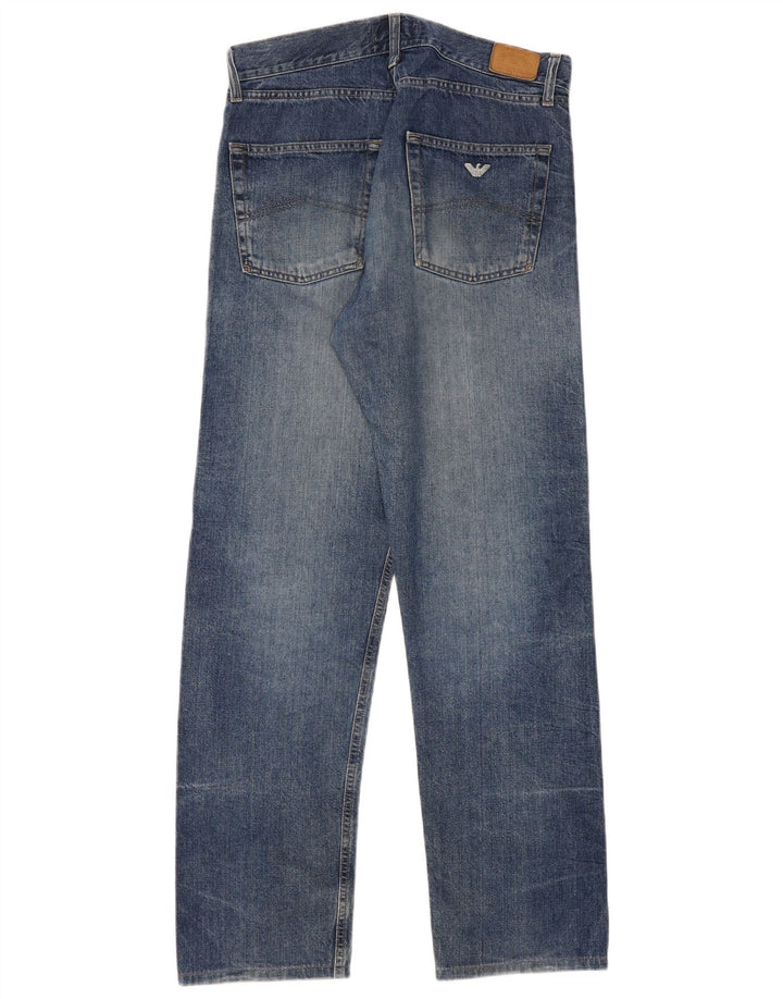 Armani Ανδρικό τζιν ίσιο W34 L31 Navy Blue