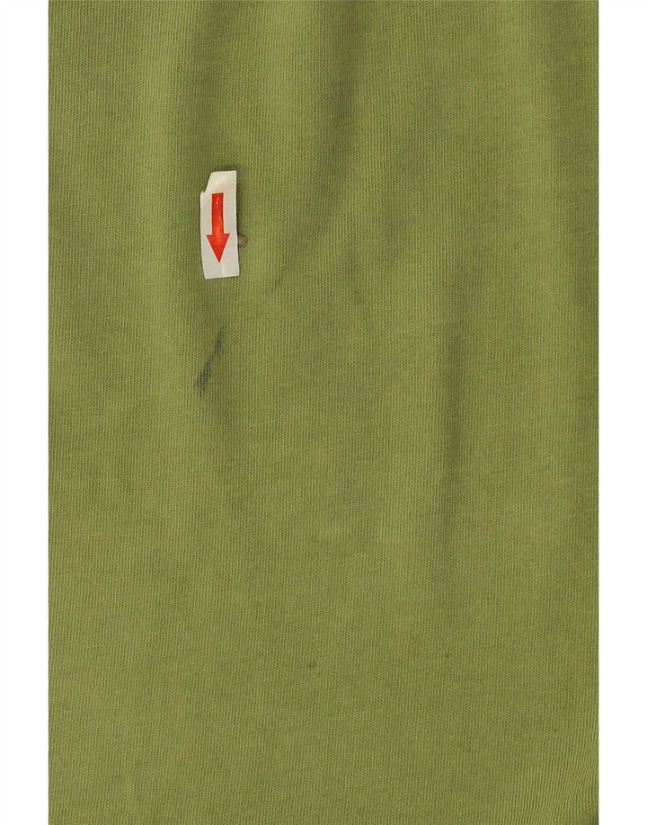 Ανδρικό T-Shirt Reebok Top Μεσαίο πράσινο βαμβακερό