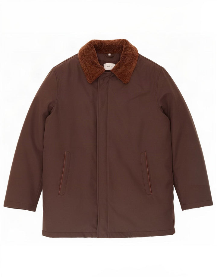 Mabrun Ανδρικό Bomber Jacket IT 50 Large Brown Polyester