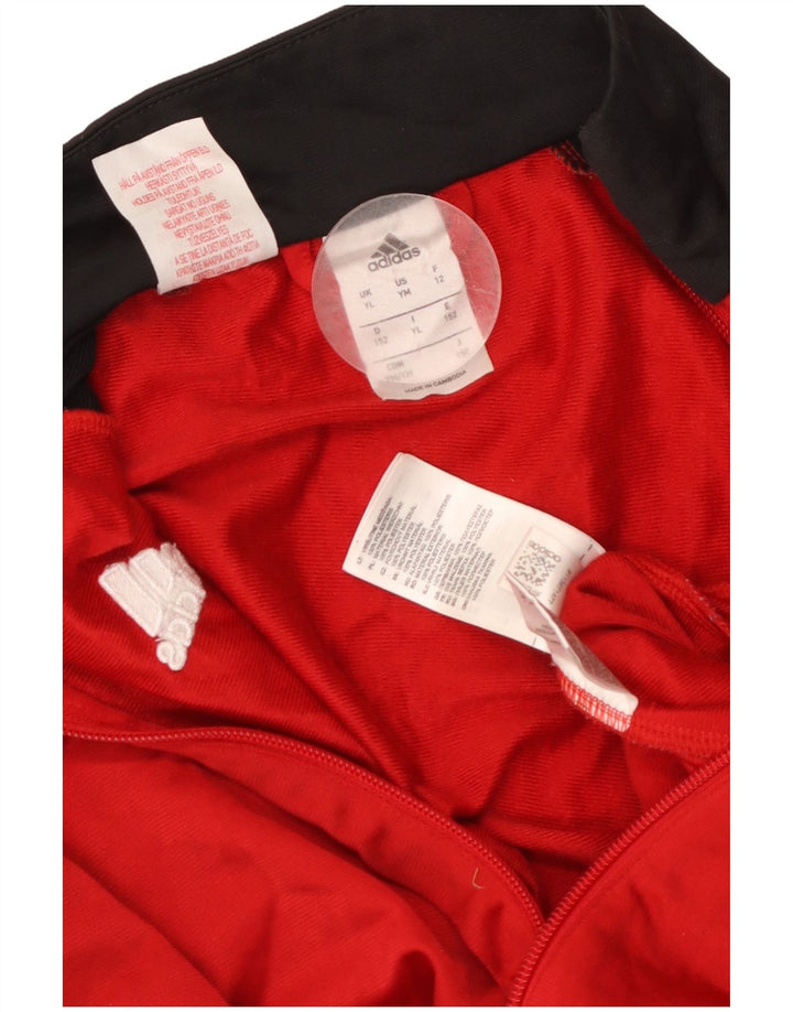 ADIDAS για αγόρια αθλητικά μπουφάν 11-12 ετών μεγάλο κόκκινο χρώμα