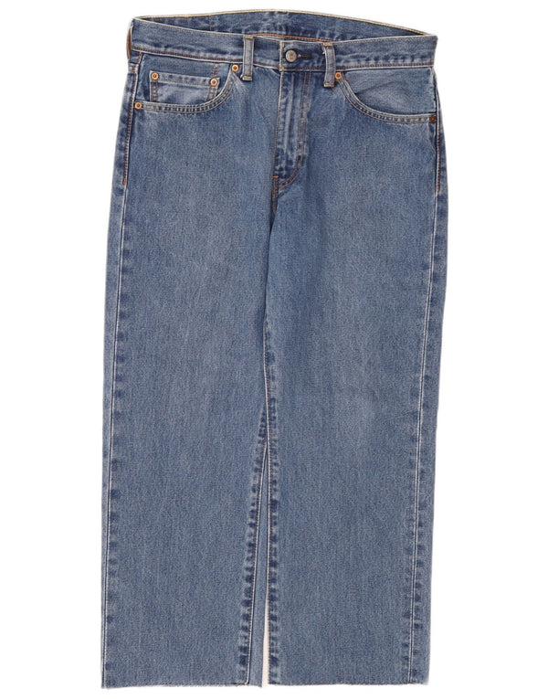 Levi's Mens 751 Cropped Straight Jeans W32 L24 Μπλε Βαμβακερό
