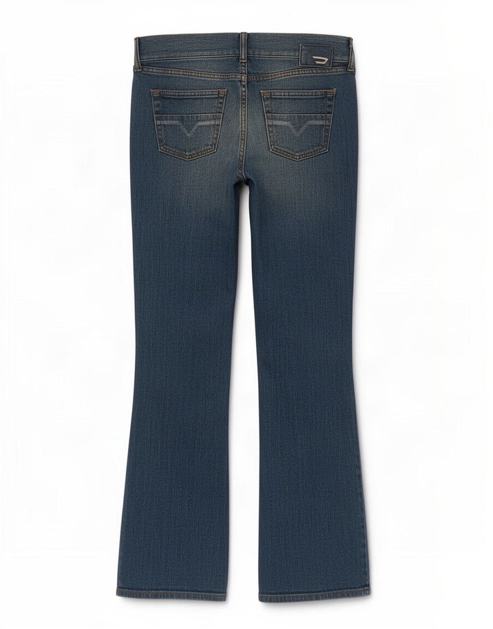 Diesel Γυναικείο Bootcut Jeans W29 L33 Μπλε βαμβακερό