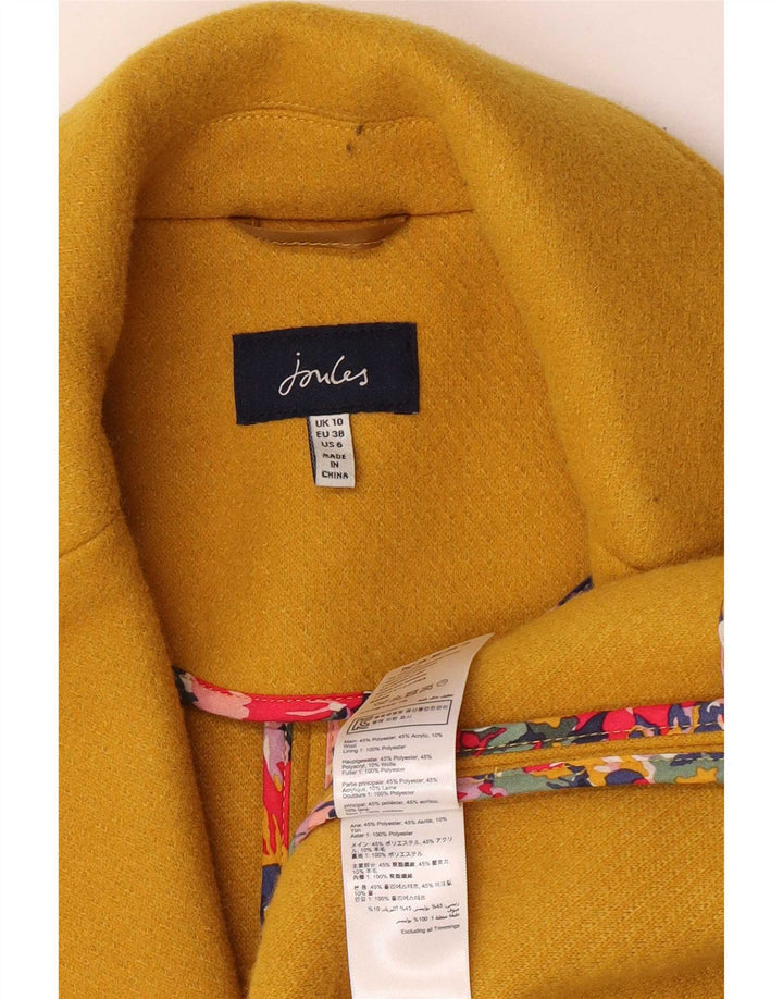 Joules Γυναικείο Πανωφόρι UK 10 Small Yellow Polyester Classic