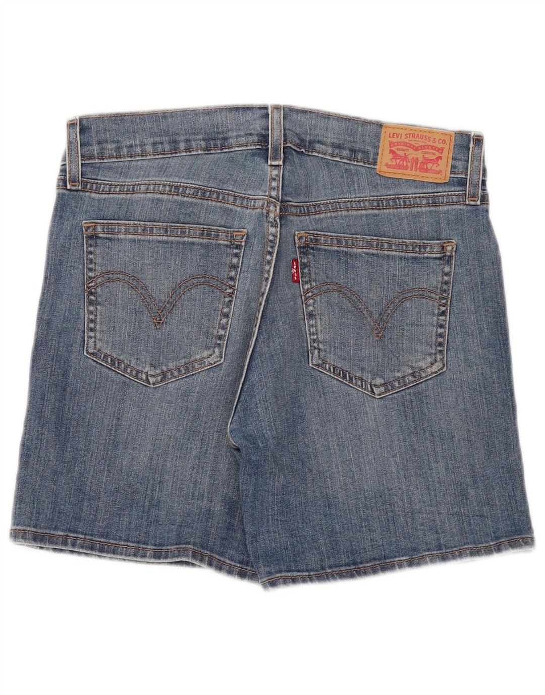 Γυναικείο τζιν σορτς Levi's W27 μικρό μπλε βαμβακερό