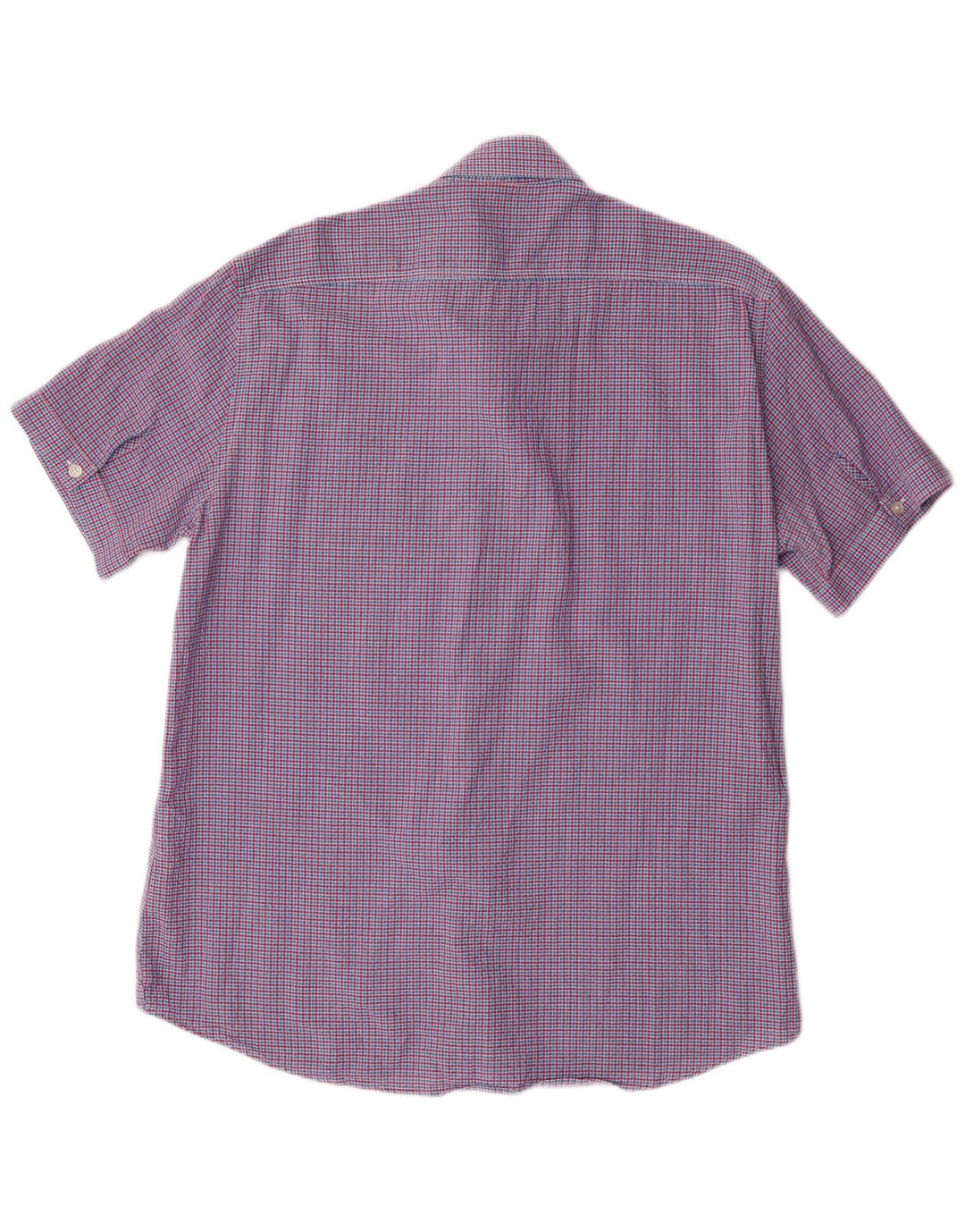 Ανδρικό κοντομάνικο μπλουζάκι Carrera με κανονική εφαρμογή XL κόκκινο καρό βαμβακερό