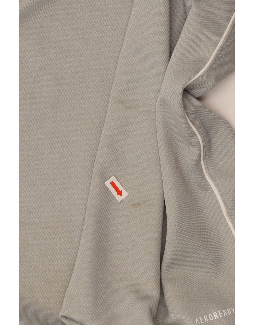 Ανδρική φόρμα πουλόβερ με φερμουάρ Aeroready ADIDAS Top XL Grey Polyester