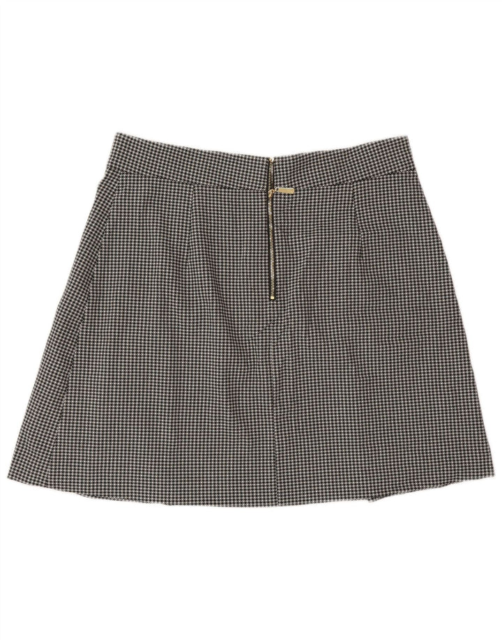 Marks & Spencer Γυναικεία Μίνι Φούστα UK 14 Medium W30 Black Houndstooth