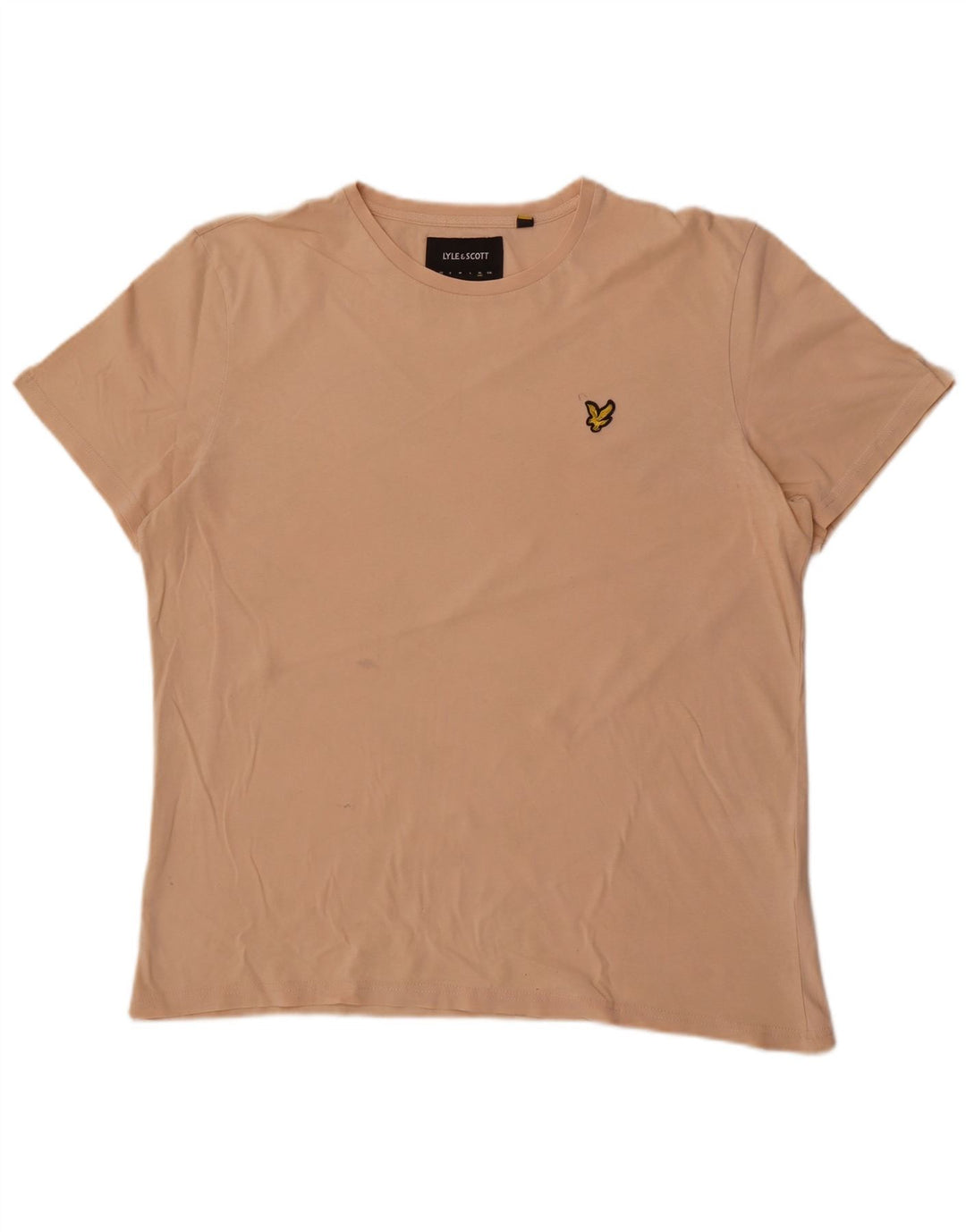 Ανδρικό T-Shirt Lyle & Scott Top XL Beige Cotton