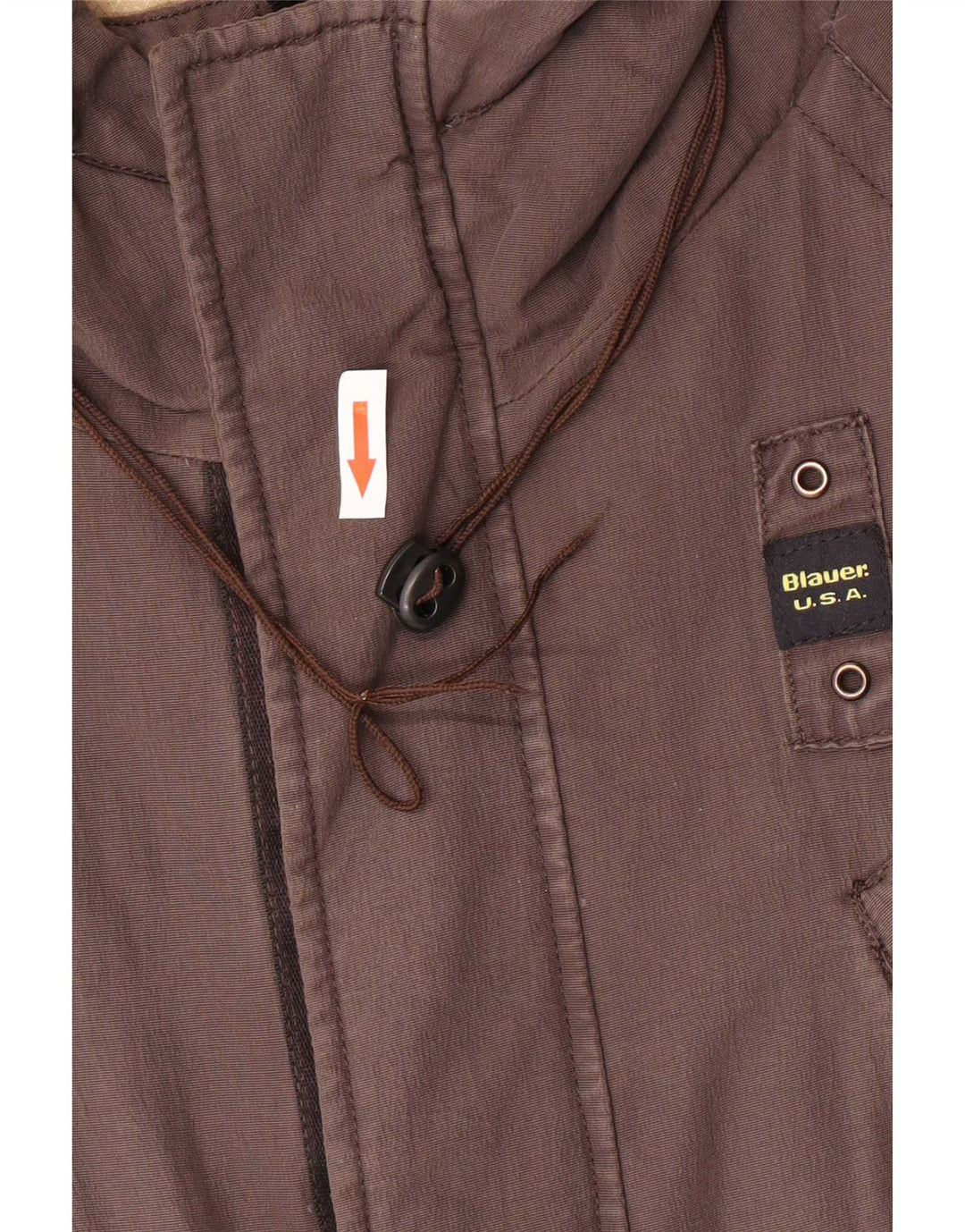 Blauer Ανδρικό μπουφάν με κουκούλα UK 36 Small Brown Polyamide