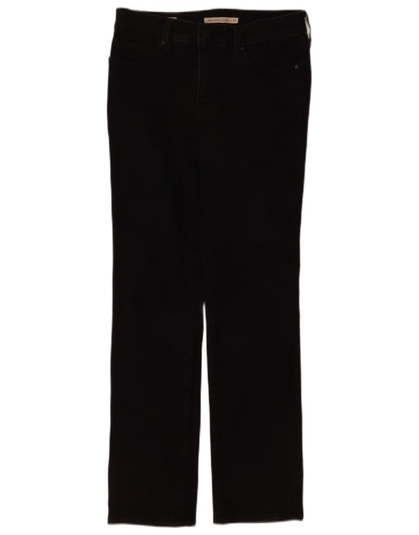 Levi's Womens 314 Shaping Straight Jeans W27 L30 Μαύρο