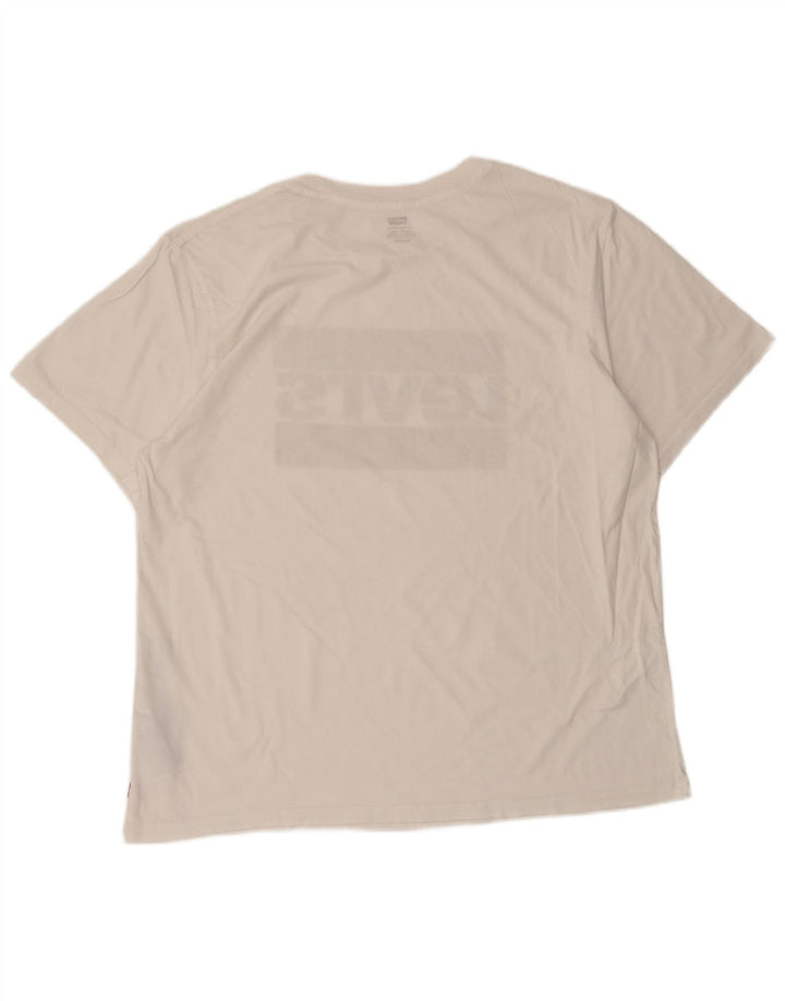 Ανδρικό γραφικό T-Shirt Levi's Top XL Λευκό βαμβακερό