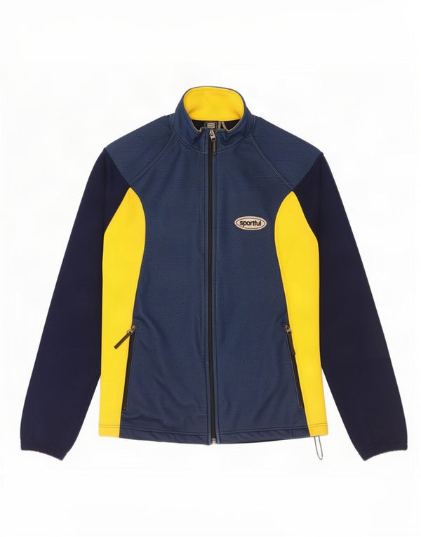 Sportful γυναικεία αθλητική φόρμα Top Jacket UK 16 Large Navy Blue Colourblock
