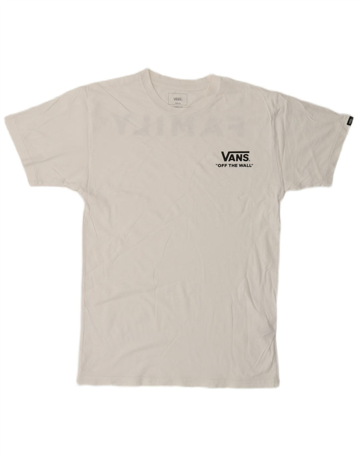 Γραφικό T-Shirt Ανδρικό VANS Classic Fit Top Μεσαίο λευκό βαμβακερό