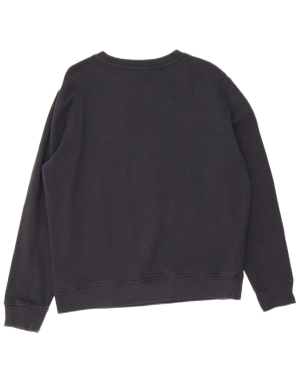 Γυναικείο γραφικό φούτερ Hugo Boss Jumper UK 18 XL Navy Blue Cotton