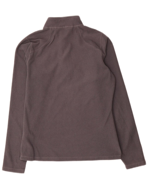 The North Face γυναικείο φερμουάρ Fleece Jumper UK 10 Small Grey Polyester
