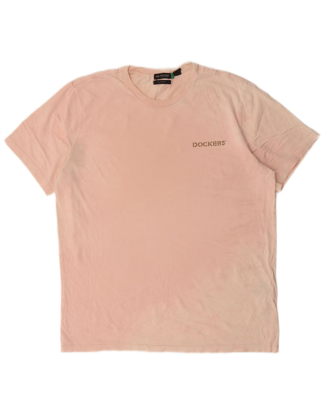 Ανδρικό T-Shirt Dockers Top μεγάλο ροζ βαμβακερό