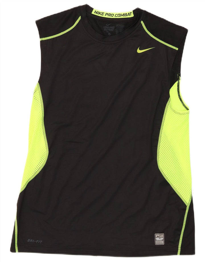 Ανδρικό γιλέκο Nike Dri Fit Top Medium Black Colorblock Πολυεστέρας