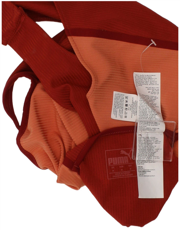 Puma Γυναικεία μαγιό μεσαίου πορτοκαλί Colourblock Polyester Sports