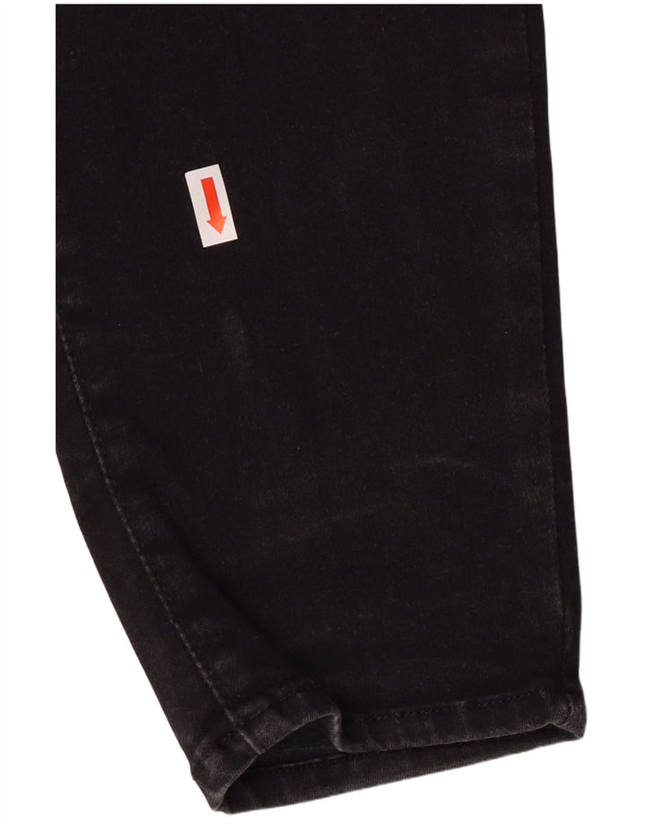 Gas Γυναικείο Slim Jeans W31 L28 Μαύρο Βαμβακερό