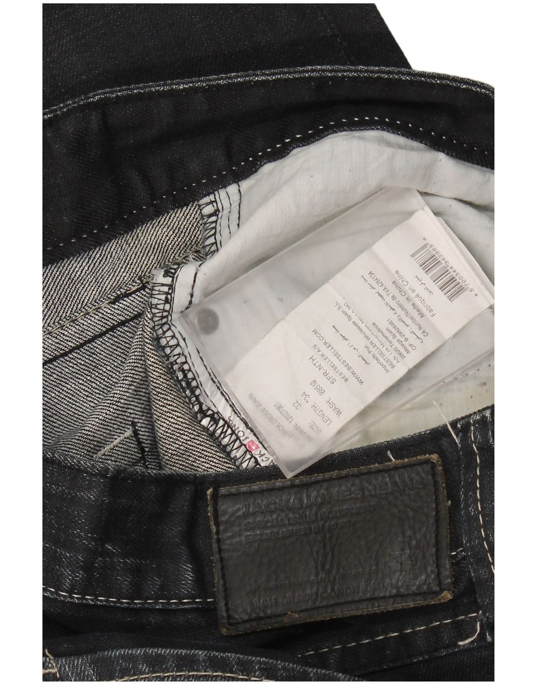 JACK & JONES Ανδρικό τζιν ίσιο W32 L34 Μπλε βαμβακερό