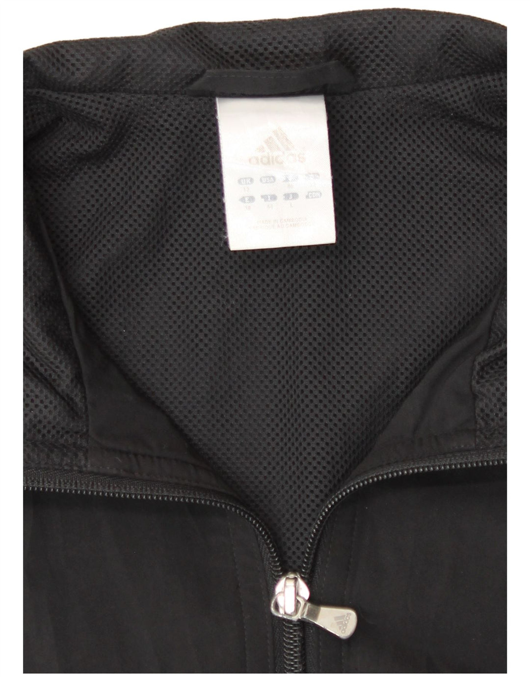 Γυναικεία αθλητική φόρμα Adidas Top Jacket UK 12 Medium Black Polyester